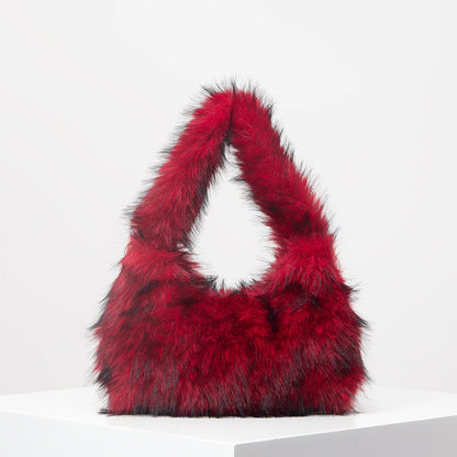 Signature Fur Hobo Bag