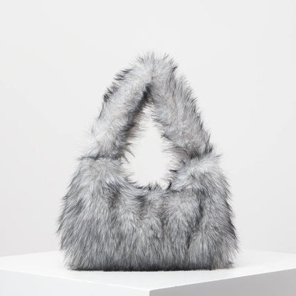 Signature Fur Hobo Bag